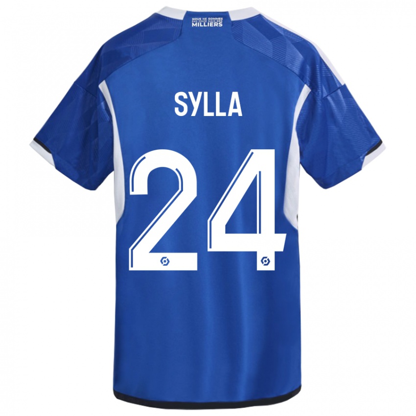 Hombre Camiseta Abakar Sylla #24 Azul 1ª Equipación 2023/24 La Camisa México