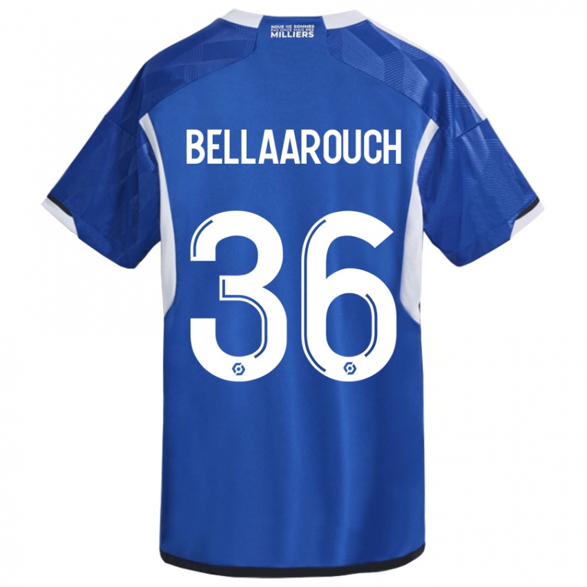 Hombre Camiseta Alaa Bellaarouch #36 Azul 1ª Equipación 2023/24 La Camisa México