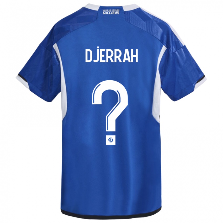 Hombre Camiseta Karim Djerrah #0 Azul 1ª Equipación 2023/24 La Camisa México