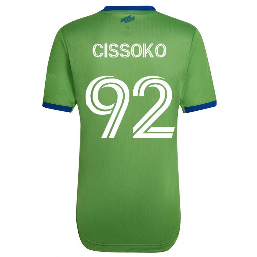 Hombre Camiseta Abdoulaye Cissoko #92 Verde 1ª Equipación 2023/24 La Camisa México