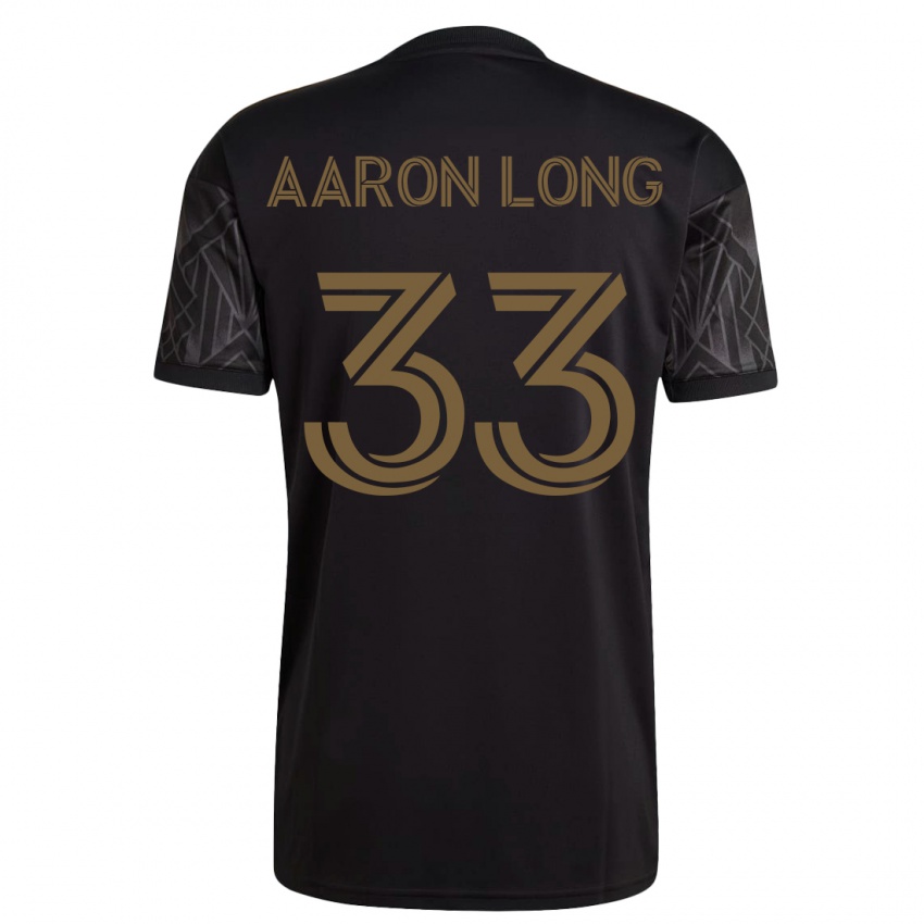 Hombre Camiseta Aaron Long #33 Negro 1ª Equipación 2023/24 La Camisa México