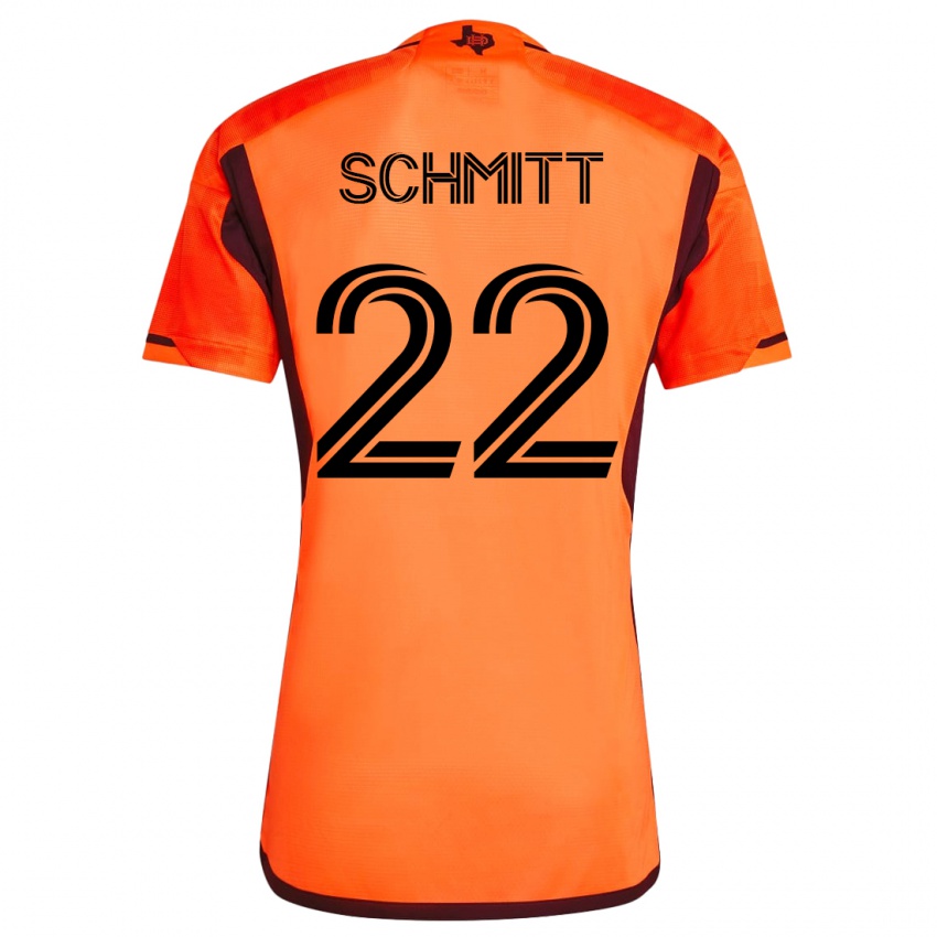 Hombre Camiseta Tate Schmitt #22 Naranja 1ª Equipación 2023/24 La Camisa México