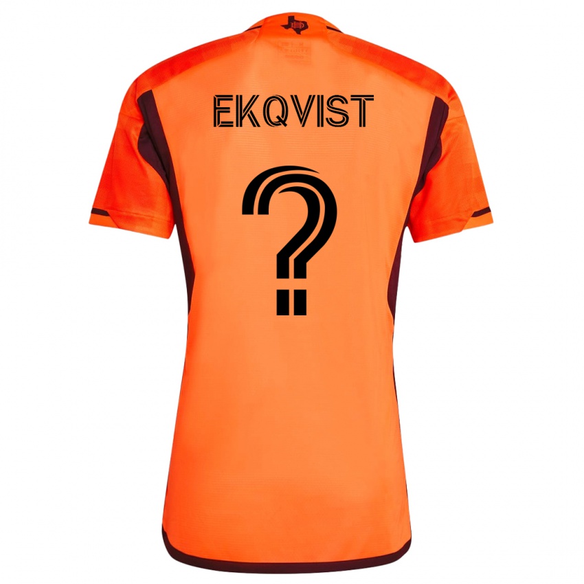 Hombre Camiseta Akseli Ekqvist #0 Naranja 1ª Equipación 2023/24 La Camisa México