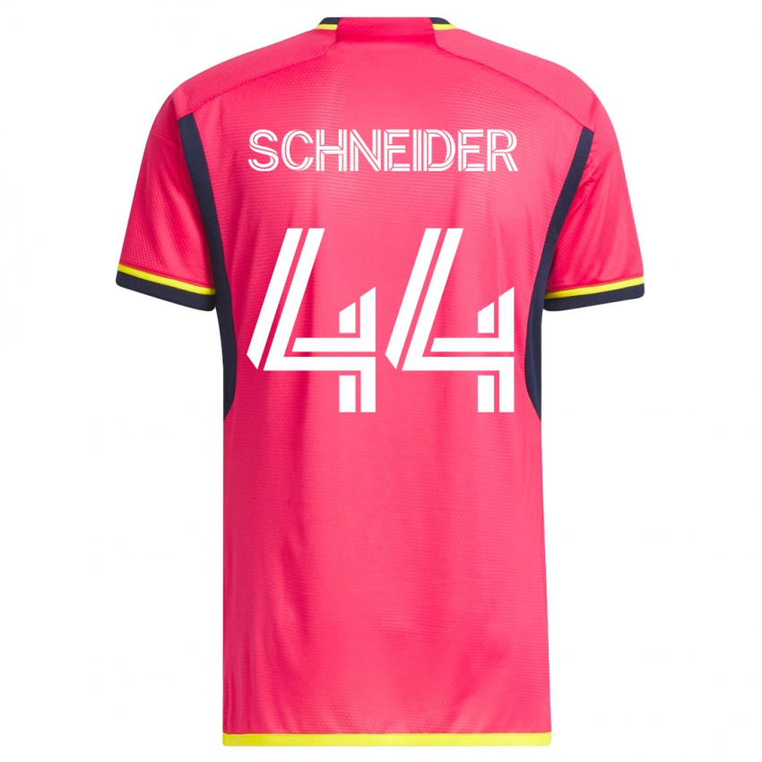 Hombre Camiseta Max Schneider #44 Rosa 1ª Equipación 2023/24 La Camisa México