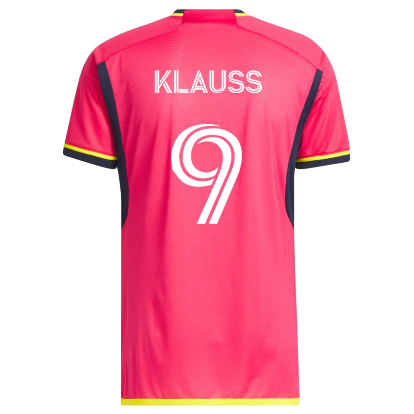 Hombre Camiseta João Klauss #9 Rosa 1ª Equipación 2023/24 La Camisa México