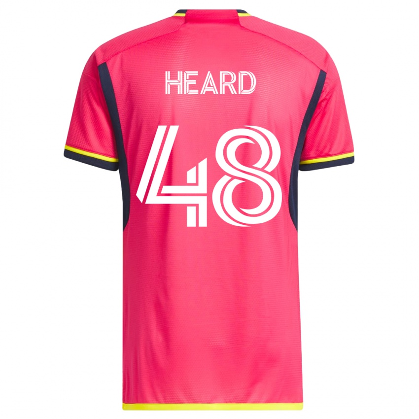Hombre Camiseta Aaron Heard #48 Rosa 1ª Equipación 2023/24 La Camisa México