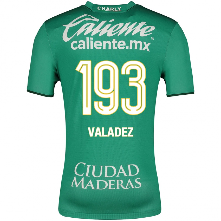 Hombre Camiseta Luis Valadez #193 Verde 1ª Equipación 2023/24 La Camisa México