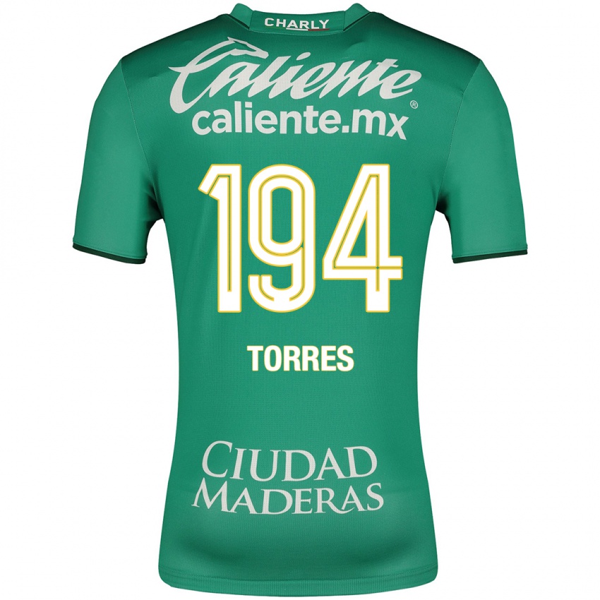 Hombre Camiseta Erick Torres #194 Verde 1ª Equipación 2023/24 La Camisa México