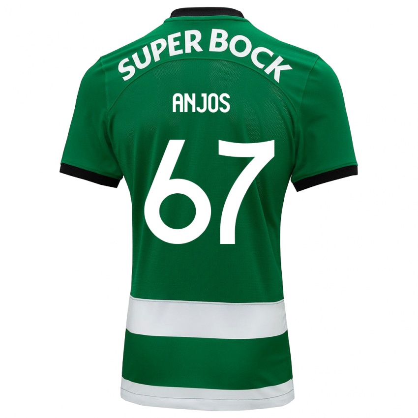 Hombre Camiseta Lucas Anjos #67 Verde 1ª Equipación 2023/24 La Camisa México