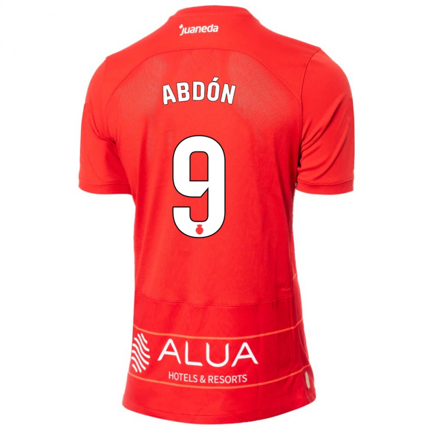 Hombre Camiseta Abdón Prats #9 Rojo 1ª Equipación 2023/24 La Camisa México