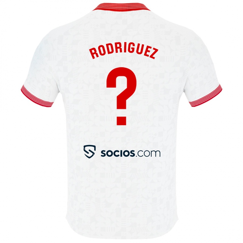 Hombre Camiseta Carlos Rodríguez #30 Blanco 1ª Equipación 2023/24 La Camisa México