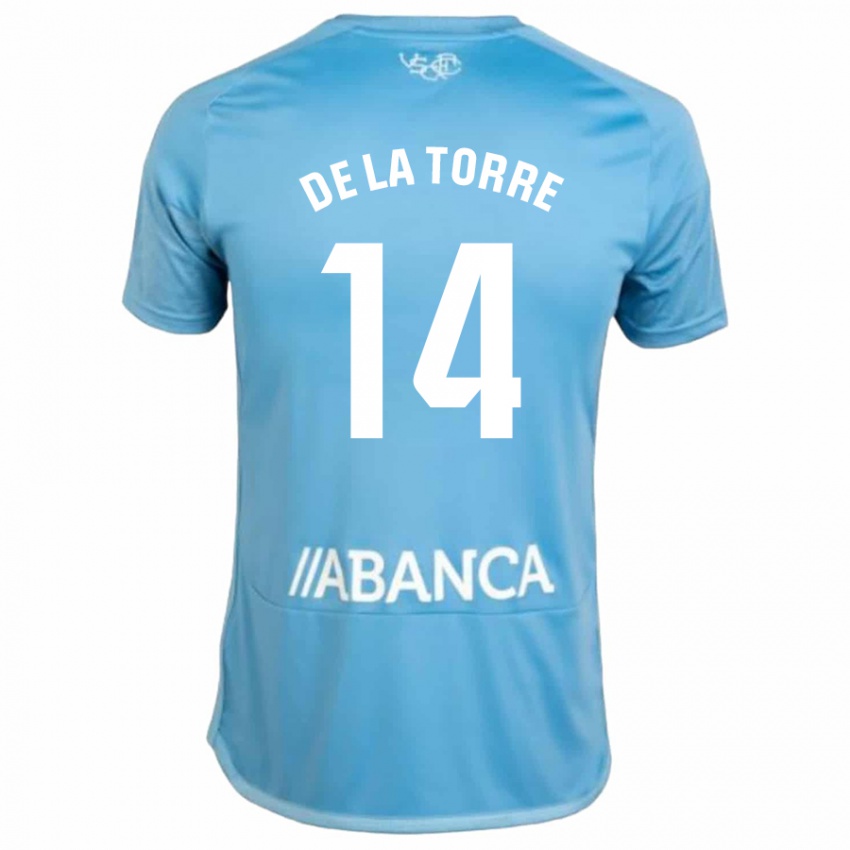 Hombre Camiseta Luca De La Torre #14 Azul 1ª Equipación 2023/24 La Camisa México