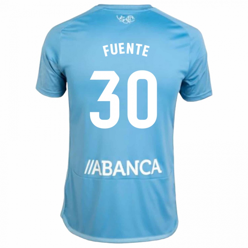 Hombre Camiseta Mario Fuente #30 Azul 1ª Equipación 2023/24 La Camisa México