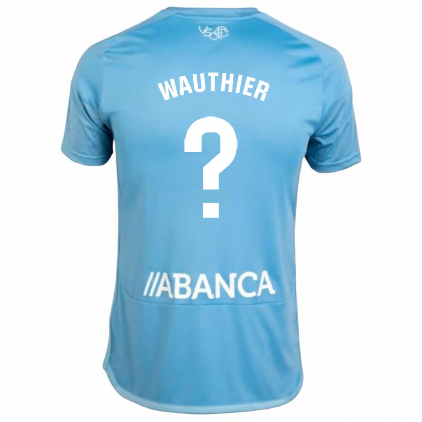 Hombre Camiseta Hugo Wauthier #0 Azul 1ª Equipación 2023/24 La Camisa México