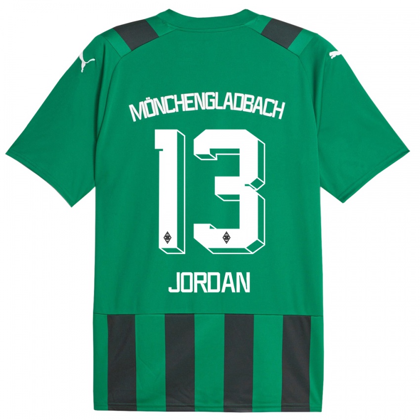 Hombre Camiseta Jordan #13 Verde Negro 2ª Equipación 2023/24 La Camisa México