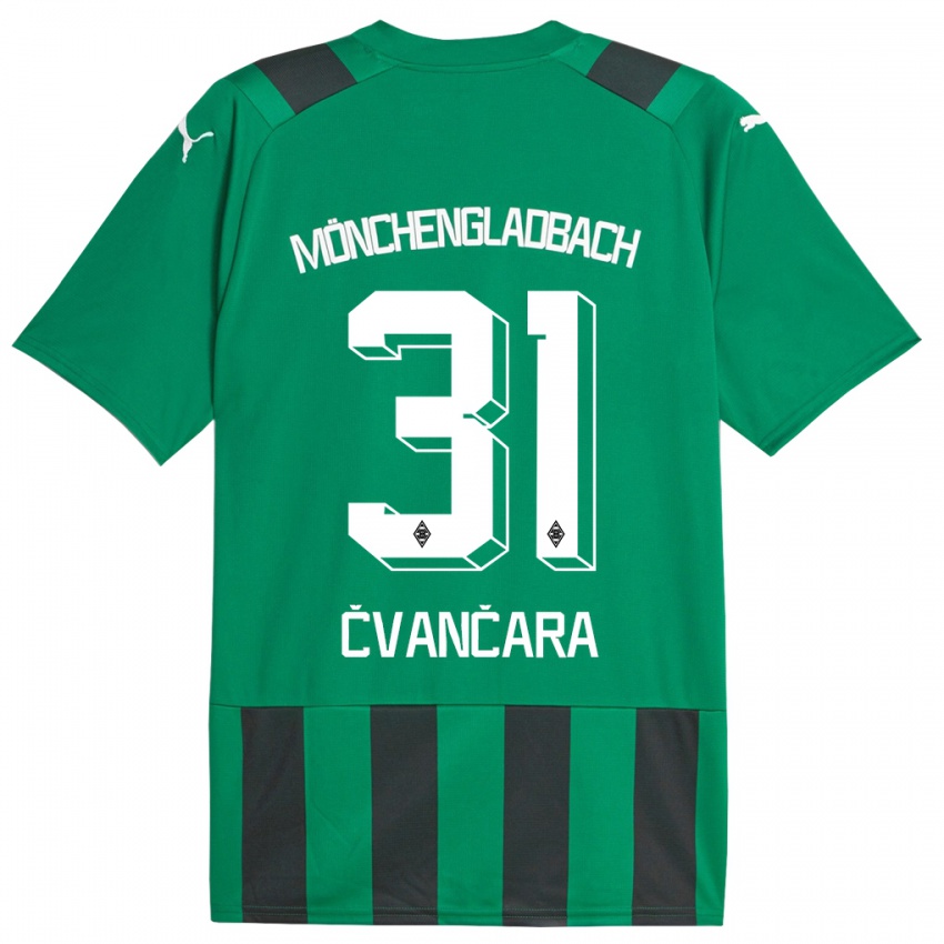 Hombre Camiseta Tomas Cvancara #31 Verde Negro 2ª Equipación 2023/24 La Camisa México