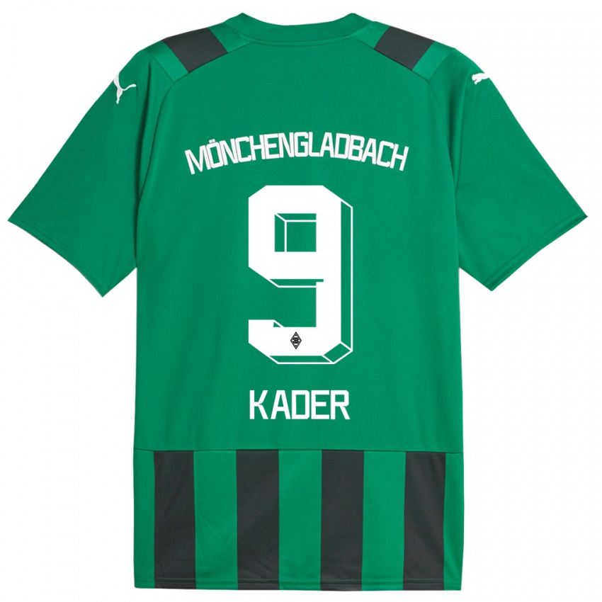 Hombre Camiseta Cagatay Kader #9 Verde Negro 2ª Equipación 2023/24 La Camisa México