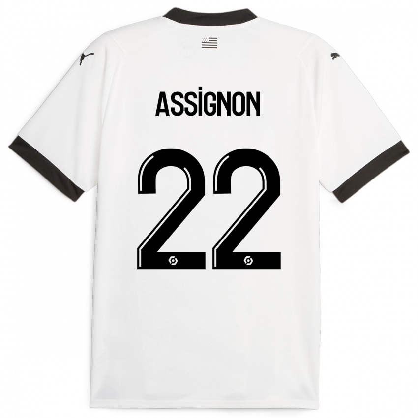 Hombre Camiseta Lorenz Assignon #22 Blanco 2ª Equipación 2023/24 La Camisa México