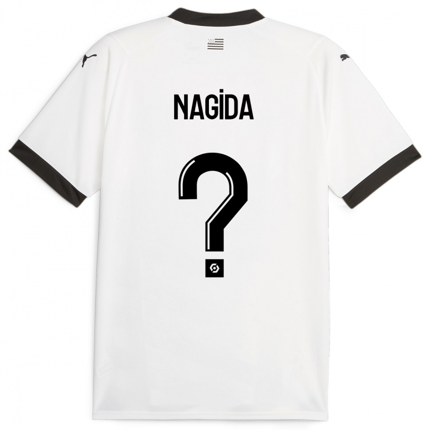 Hombre Camiseta Mahamadou Nagida #0 Blanco 2ª Equipación 2023/24 La Camisa México