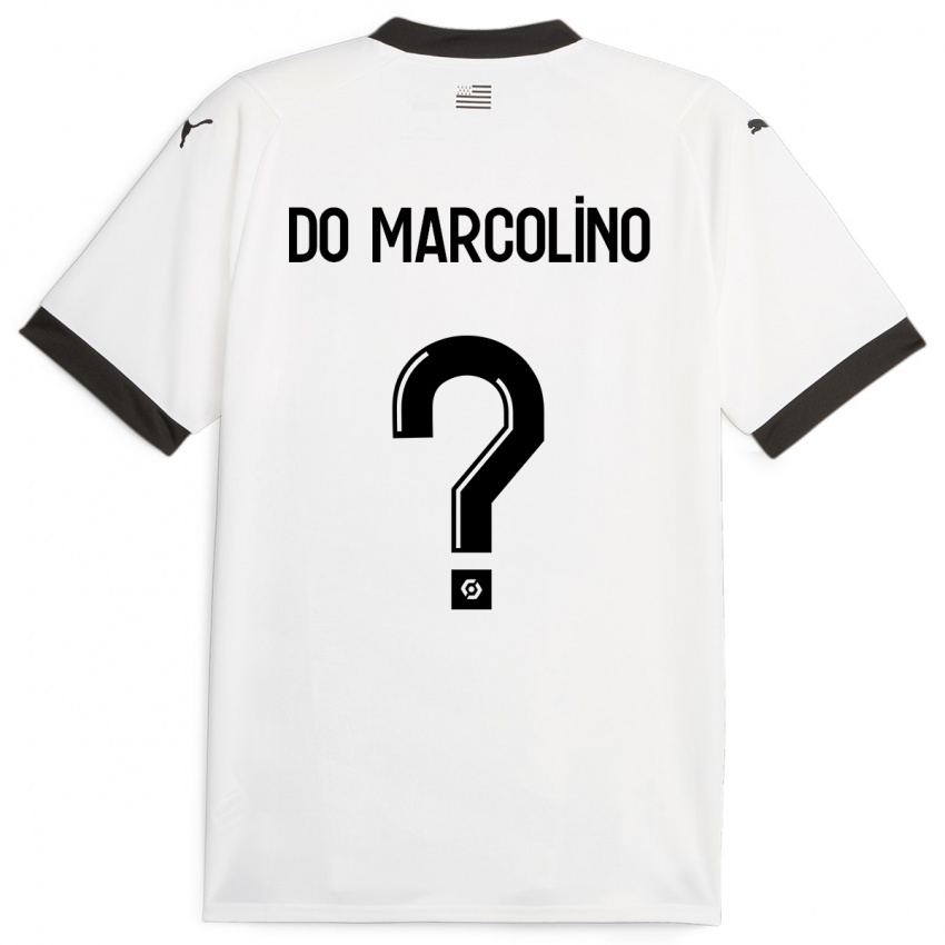 Hombre Camiseta Arsène Do Marcolino #0 Blanco 2ª Equipación 2023/24 La Camisa México