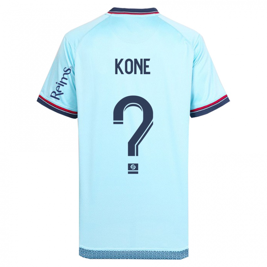 Hombre Camiseta Abdoul Koné #0 Cielo Azul 2ª Equipación 2023/24 La Camisa México