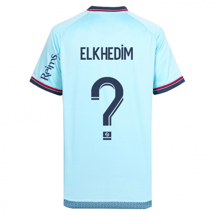 Hombre Camiseta Abdenoor Elkhedim #0 Cielo Azul 2ª Equipación 2023/24 La Camisa México