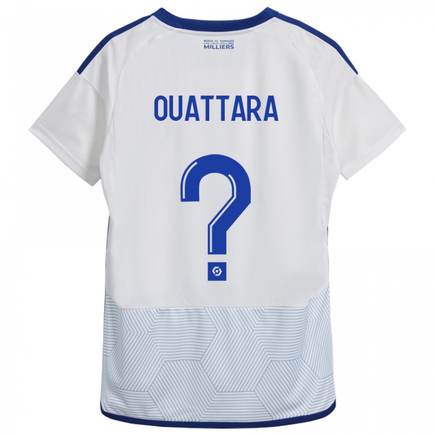 Hombre Camiseta Abdoul Ouattara #0 Blanco 2ª Equipación 2023/24 La Camisa México