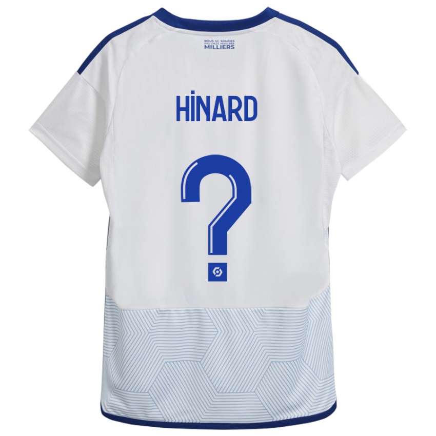 Hombre Camiseta Noa Hinard #0 Blanco 2ª Equipación 2023/24 La Camisa México