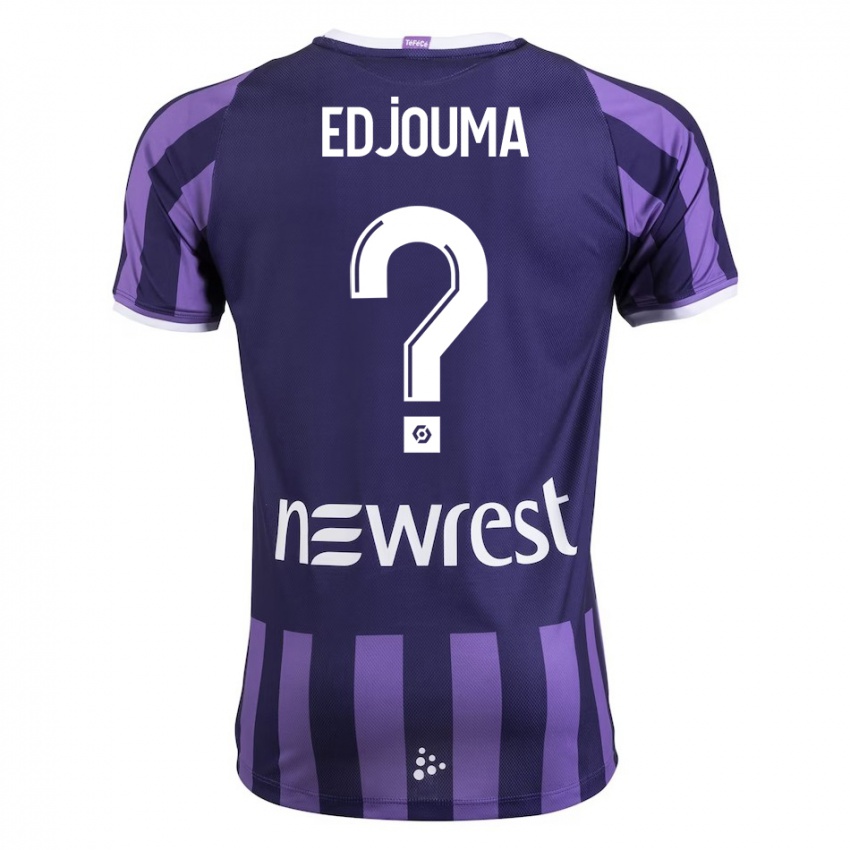 Hombre Camiseta Noah Edjouma #0 Morado 2ª Equipación 2023/24 La Camisa México