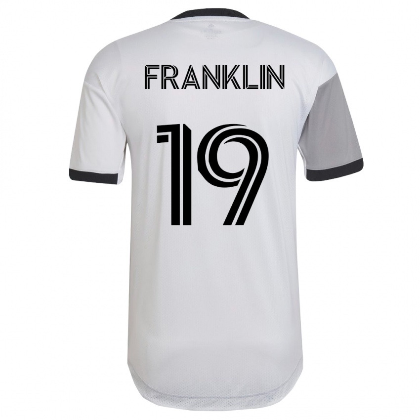 Hombre Camiseta Kobe Franklin #19 Blanco 2ª Equipación 2023/24 La Camisa México