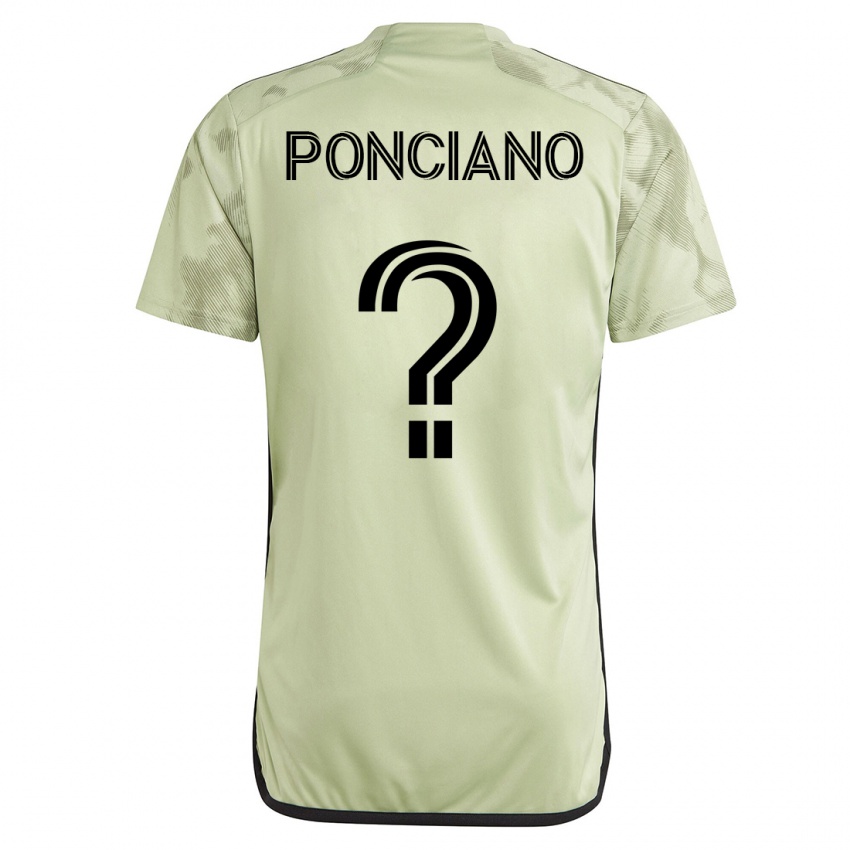 Hombre Camiseta Emir Ponciano #0 Verde 2ª Equipación 2023/24 La Camisa México