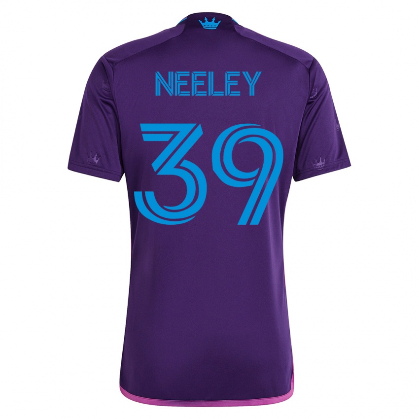 Hombre Camiseta Jack Neeley #39 Violeta 2ª Equipación 2023/24 La Camisa México