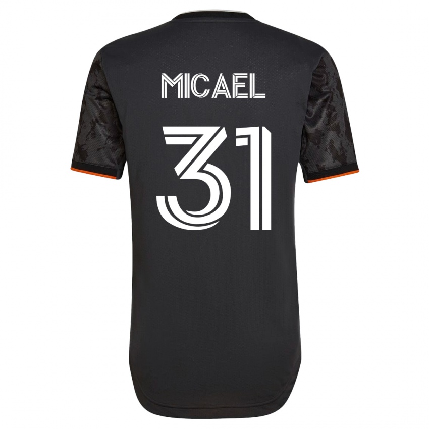 Hombre Camiseta Micael #31 Negro 2ª Equipación 2023/24 La Camisa México