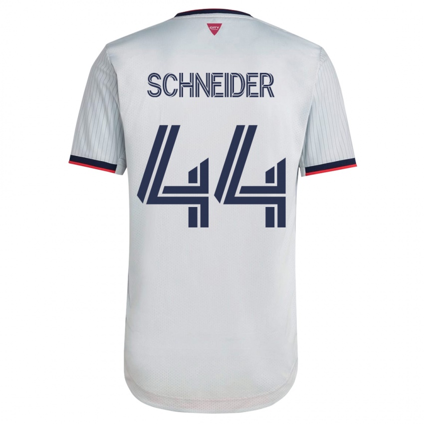 Hombre Camiseta Max Schneider #44 Blanco 2ª Equipación 2023/24 La Camisa México