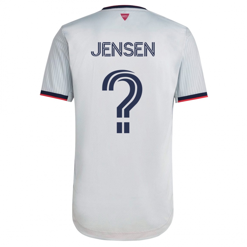 Hombre Camiseta Isak Jensen #0 Blanco 2ª Equipación 2023/24 La Camisa México
