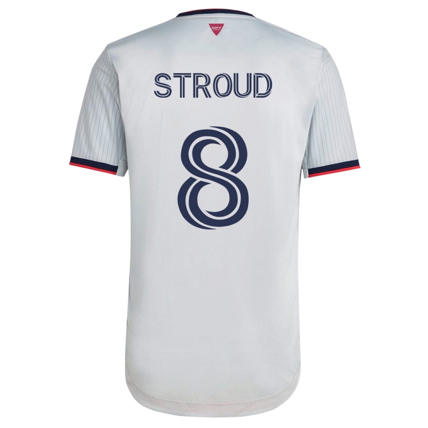 Hombre Camiseta Jared Stroud #8 Blanco 2ª Equipación 2023/24 La Camisa México