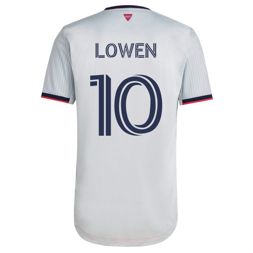 Hombre Camiseta Eduard Löwen #10 Blanco 2ª Equipación 2023/24 La Camisa México