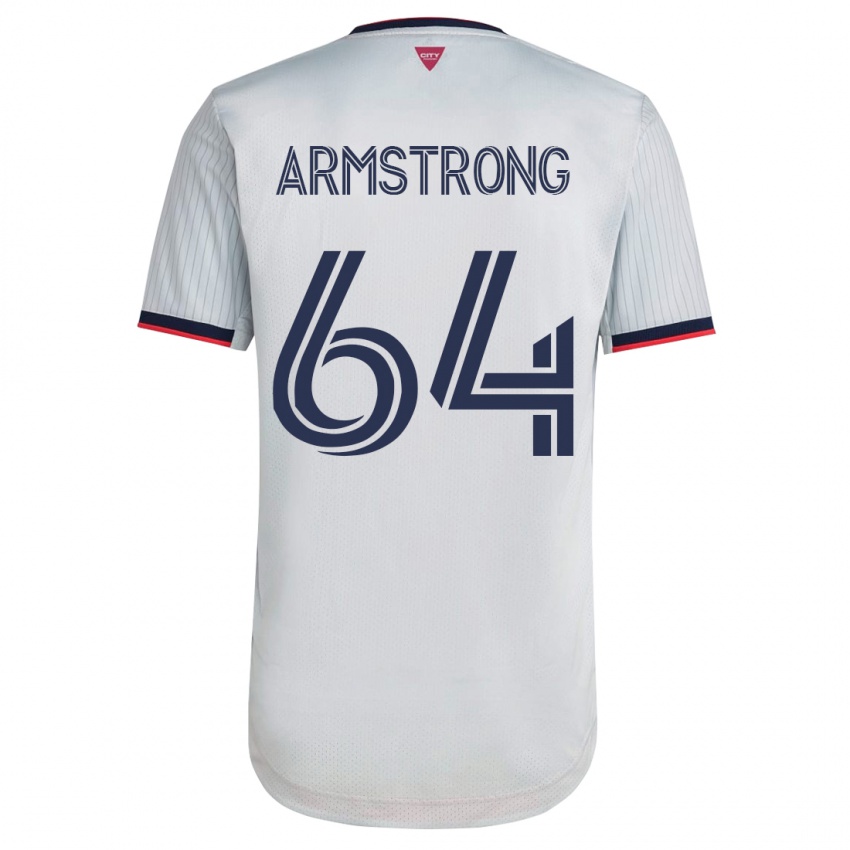 Hombre Camiseta Dida Armstrong #64 Blanco 2ª Equipación 2023/24 La Camisa México