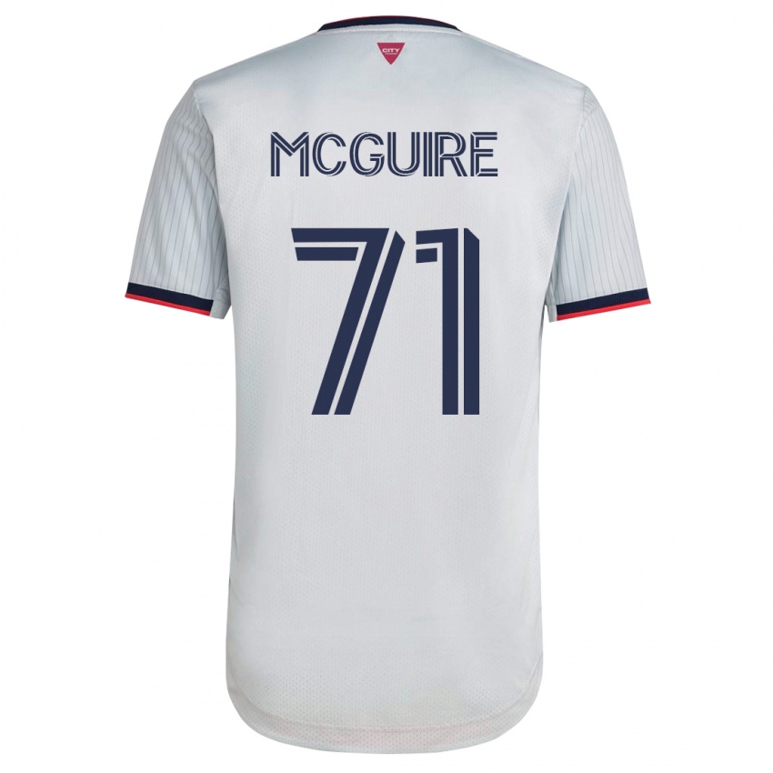 Hombre Camiseta Nolan Mcguire #71 Blanco 2ª Equipación 2023/24 La Camisa México