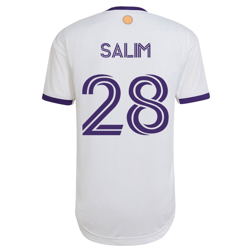 Hombre Camiseta Abdi Salim #28 Blanco 2ª Equipación 2023/24 La Camisa México