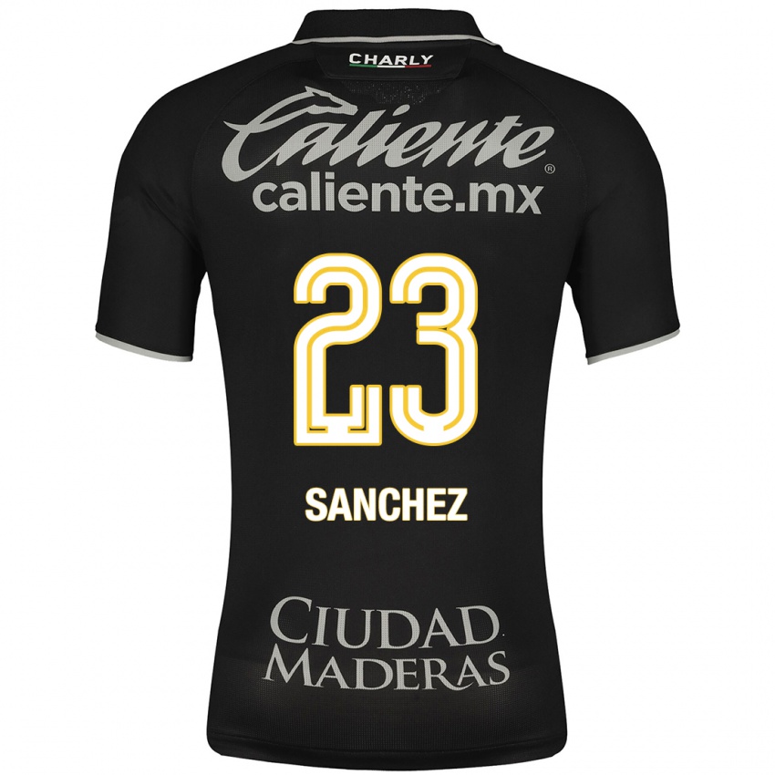 Hombre Camiseta Borja Sánchez #23 Negro 2ª Equipación 2023/24 La Camisa México