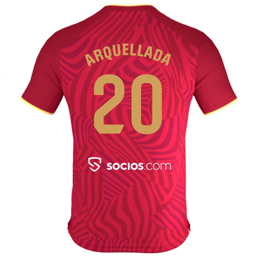 Hombre Camiseta Álvaro Arquellada #20 Rojo 2ª Equipación 2023/24 La Camisa México