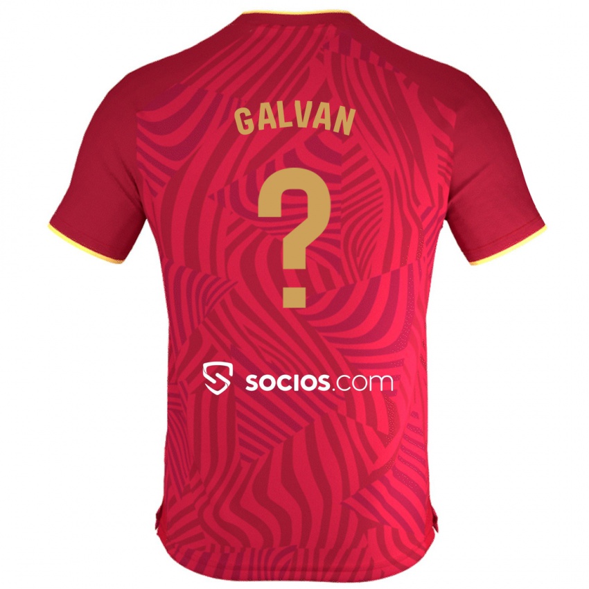 Hombre Camiseta Arnaudis Galván #0 Rojo 2ª Equipación 2023/24 La Camisa México