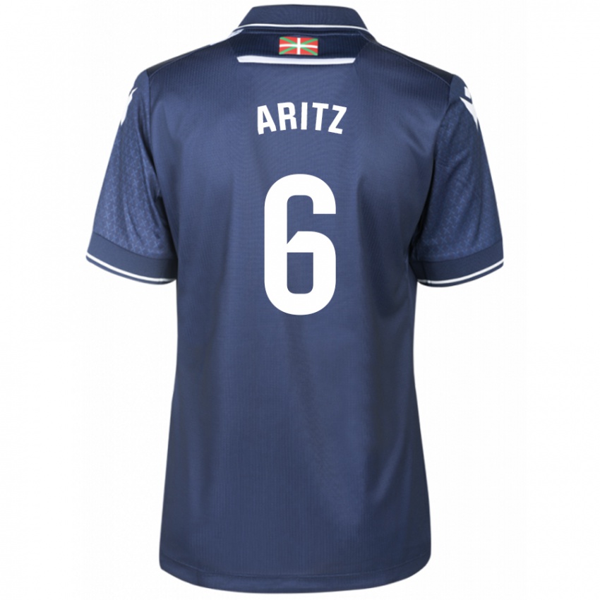 Hombre Camiseta Aritz Elustondo #6 Armada 2ª Equipación 2023/24 La Camisa México