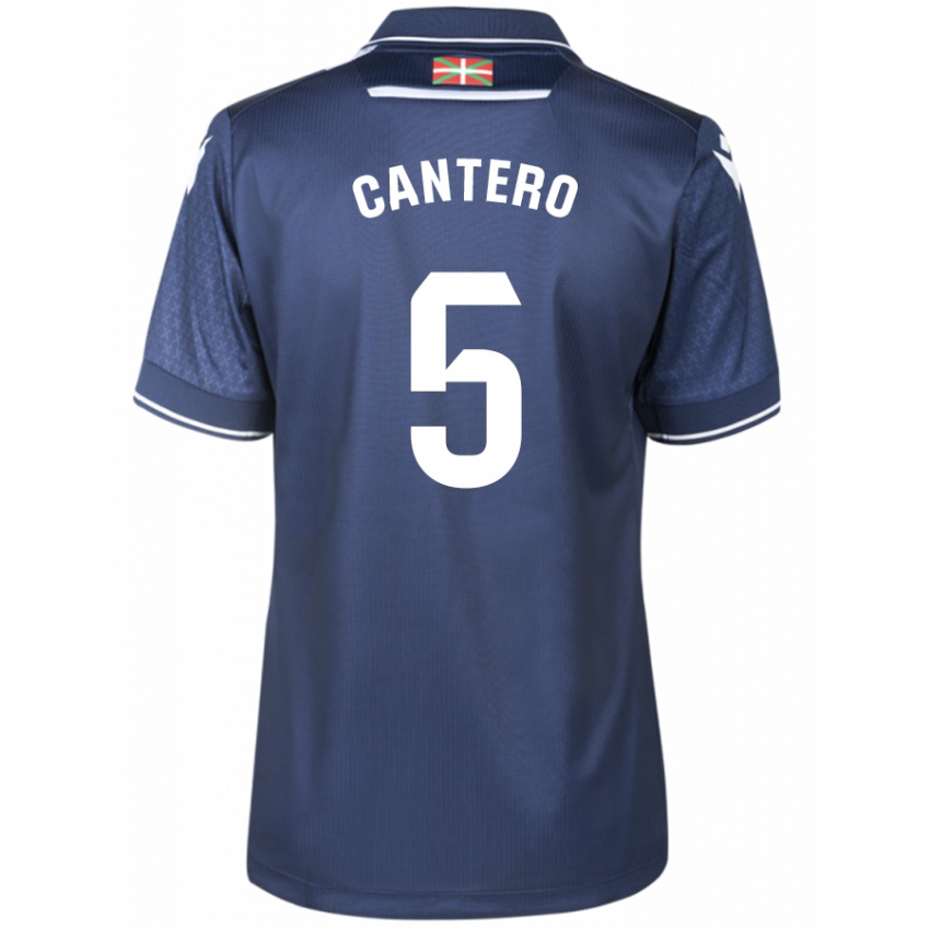 Hombre Camiseta Yago Cantero #5 Armada 2ª Equipación 2023/24 La Camisa México