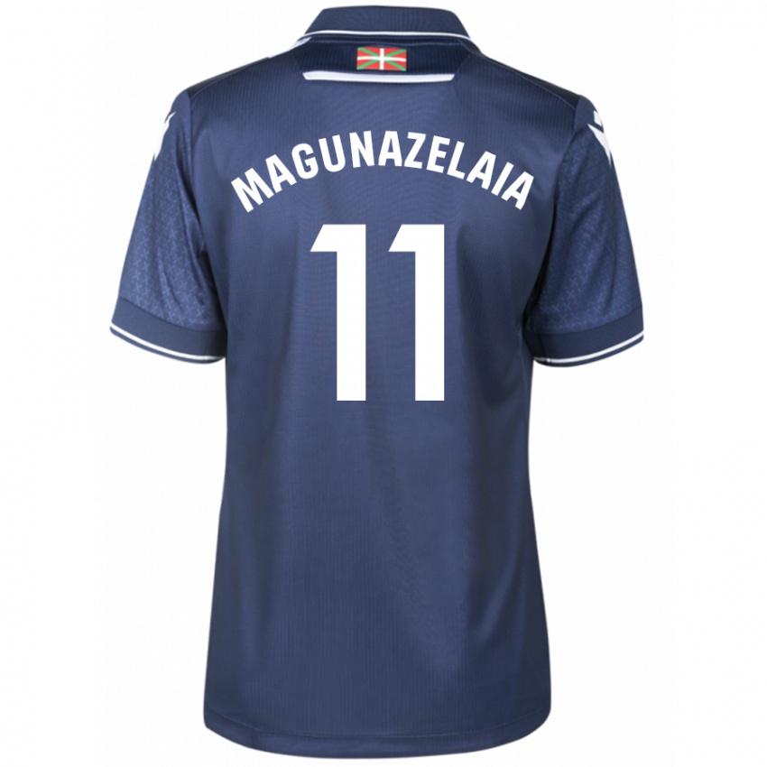Hombre Camiseta Jon Magunazelaia #11 Armada 2ª Equipación 2023/24 La Camisa México