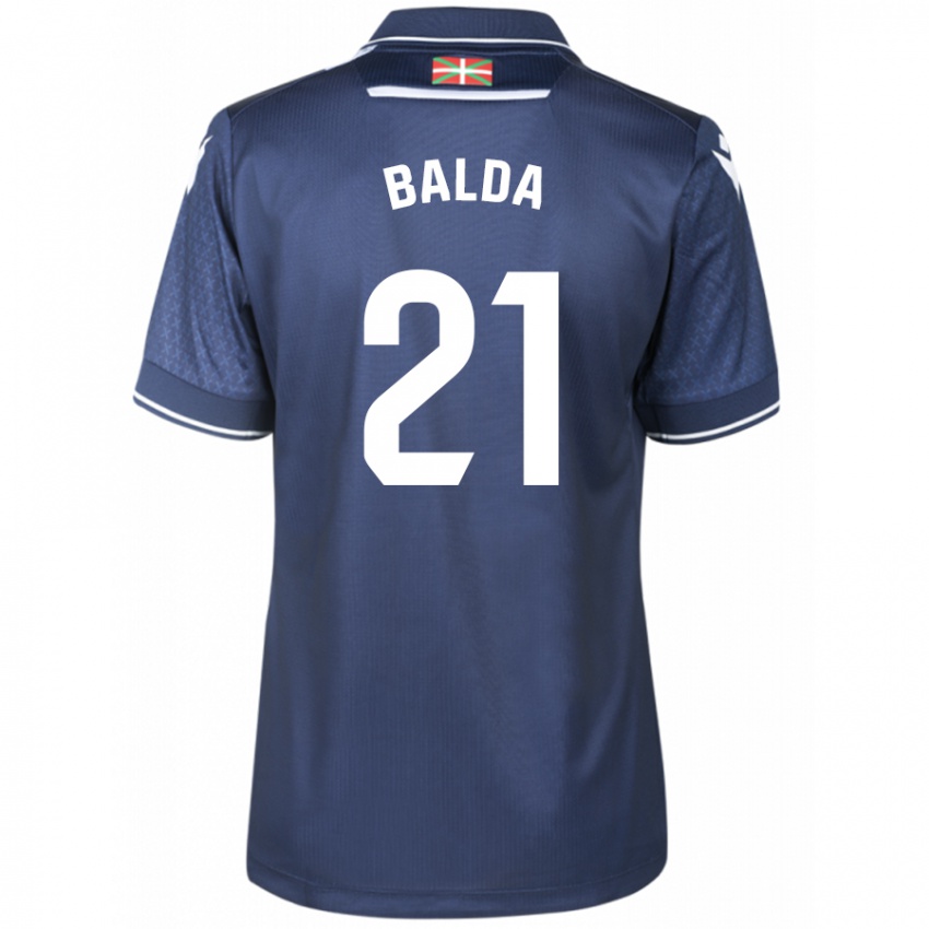 Hombre Camiseta Jon Balda #21 Armada 2ª Equipación 2023/24 La Camisa México