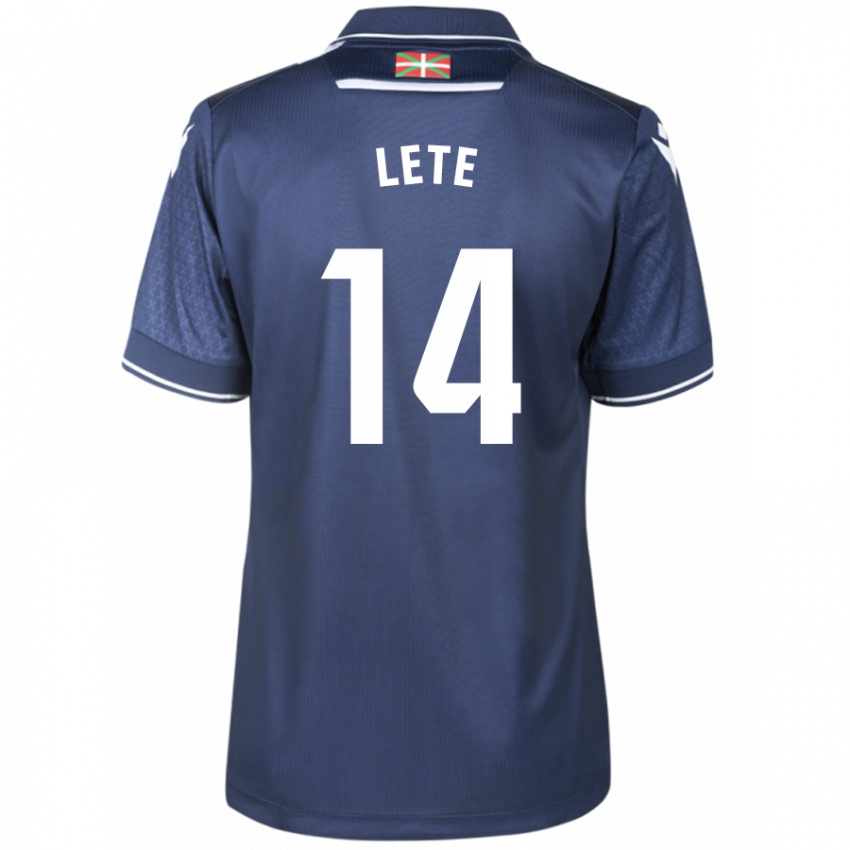 Hombre Camiseta Eñaut Lete #14 Armada 2ª Equipación 2023/24 La Camisa México