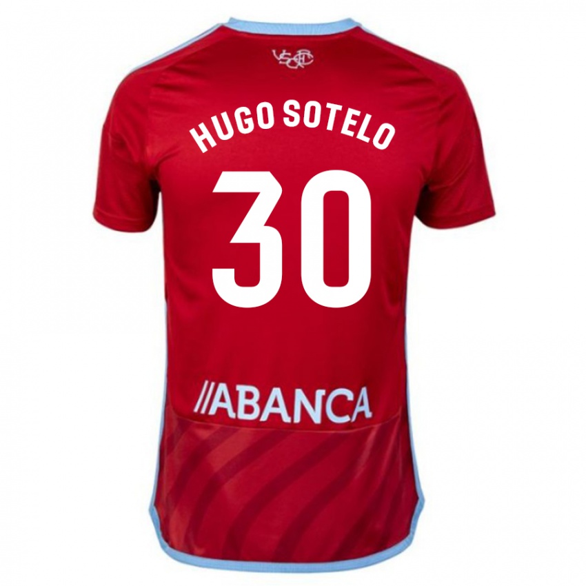 Hombre Camiseta Hugo Sotelo #30 Rojo 2ª Equipación 2023/24 La Camisa México