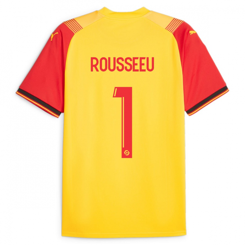 Mujer Camiseta Justine Rousseeu #1 Amarillo 1ª Equipación 2023/24 La Camisa México